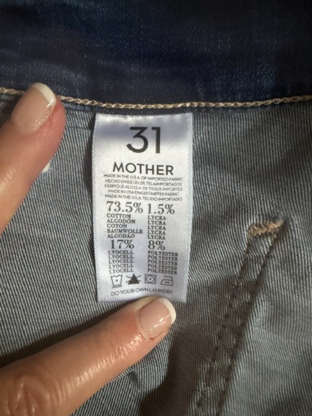 MOTHER Denim Patchie Skirt - Picture 5 of 7